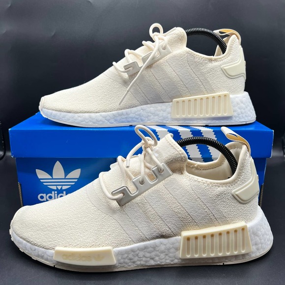 adidas Shoes - NEW Adidas NMD R1 Wonder White Off White Women's Sneakers Sz 8 GX8383 Running